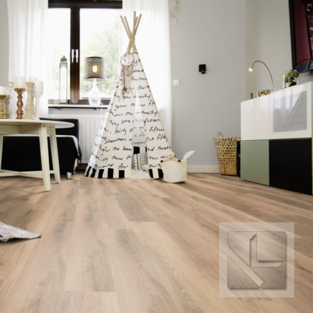 Кварц вінілова плитка для підлоги Wineo 400 DB Wood Vivid Oak Nature DB283WL